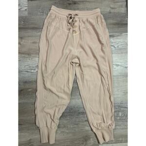 Free People Cream Joggers